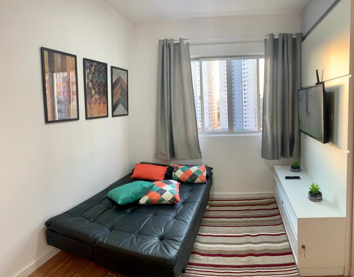 707- Apartamento Encantador, Amplo E Decorado, Quarto, Sala, Cozinha, Mobiliario Moderno, Cozinha Completa Com Utensilios , Excelente Vista Da Cidade E Localizacao Privelegiada No Bairro Bigorrilho Κουριτίμπα Εξωτερικό φωτογραφία