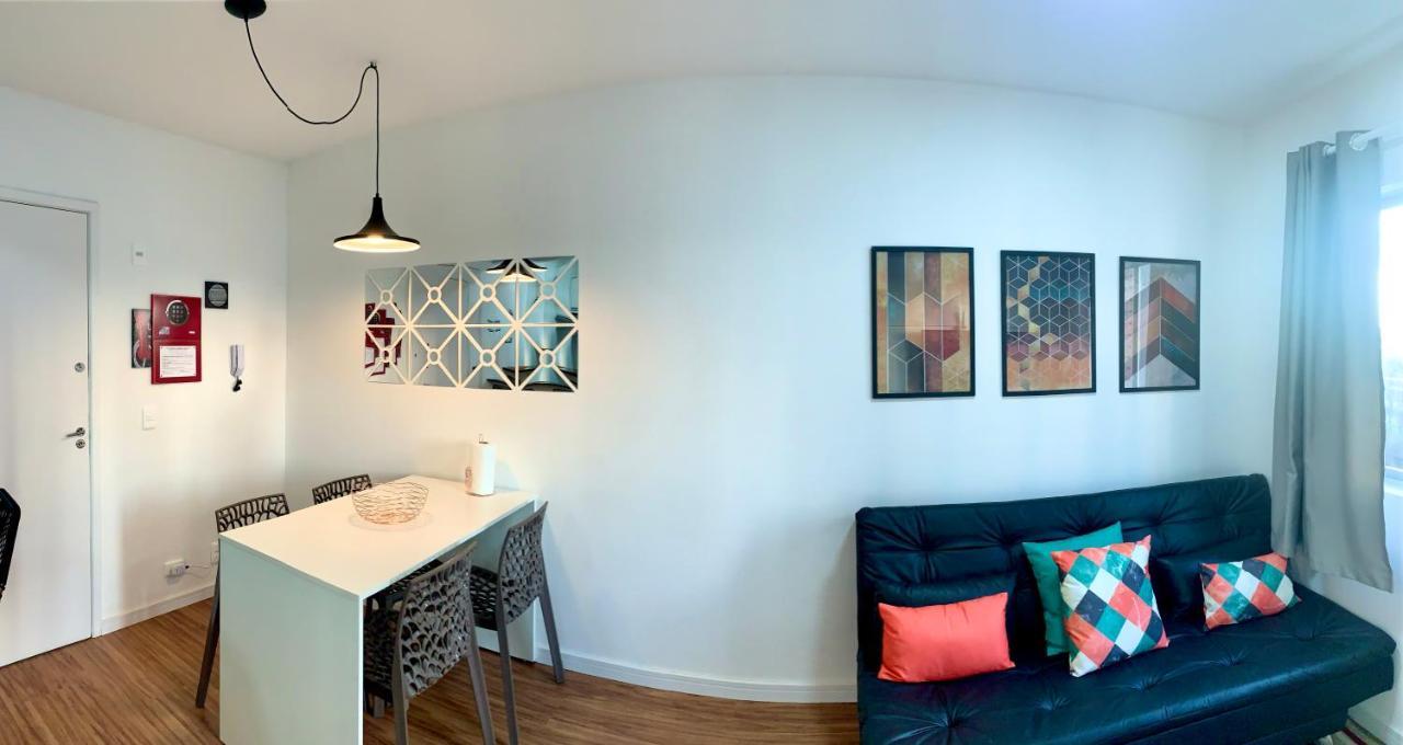 707- Apartamento Encantador, Amplo E Decorado, Quarto, Sala, Cozinha, Mobiliario Moderno, Cozinha Completa Com Utensilios , Excelente Vista Da Cidade E Localizacao Privelegiada No Bairro Bigorrilho Κουριτίμπα Εξωτερικό φωτογραφία
